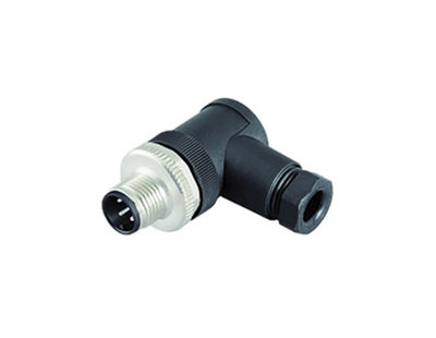 M12 4Pin连接器、弯头、公头