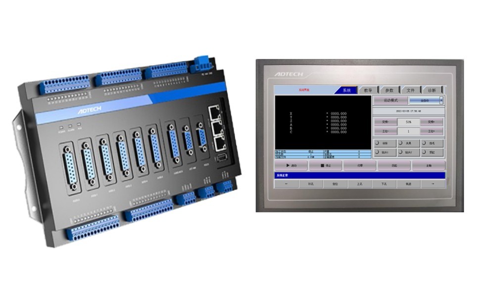 3-6轴植毛机控制系统（10寸屏)